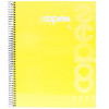 Cuaderno Espiral Tapa Dura, Tam. A4 (8.5" x 11"), 6 Materiales, 180 hojas (360 pág.), Hojas Rayadas, Colores Básicos Surtidos